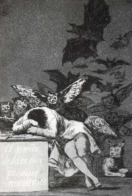Francisco Goya El Sueno de la razon produce monstruos china oil painting image